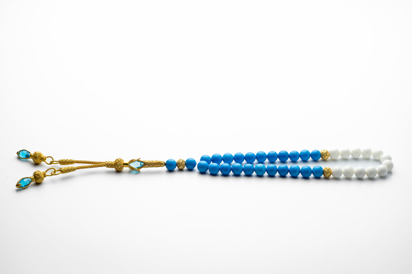 Azure Pearl – Handcrafted Kazaz Tasbih