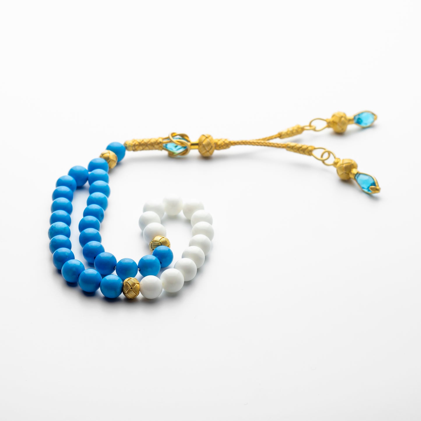 Azure Pearl – Handcrafted Kazaz Tasbih