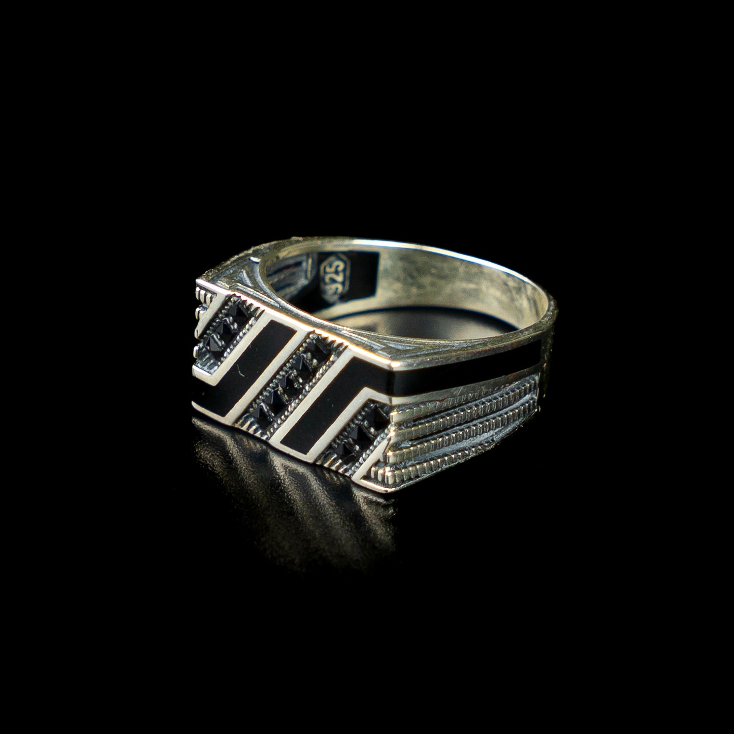 The Lineage – Handcrafted 925 Silver Enamel Ring