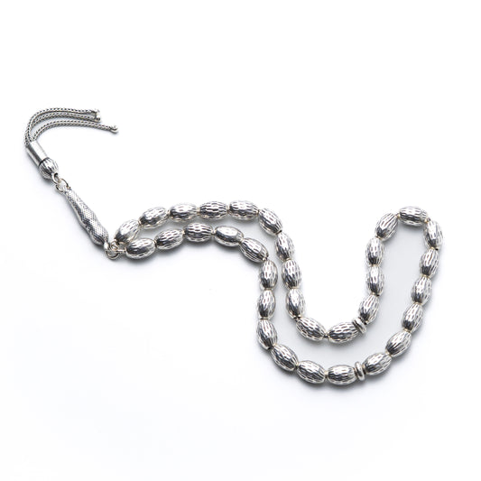 Imperial Weave – 925 Fusion Silver Misbaha