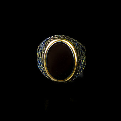 Sultan’s Seal – Handcrafted 925 Silver Ring with Onyx Stone