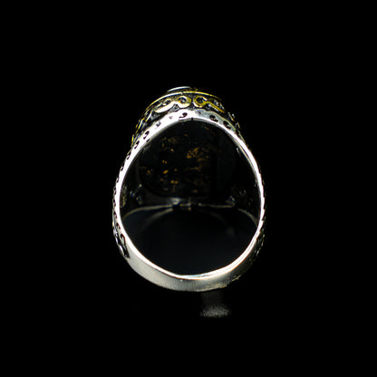 Sultan’s Seal – Handcrafted 925 Silver Ring with Onyx Stone
